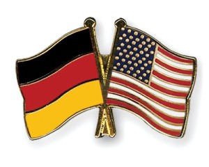 German American Flag Pin